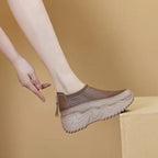 Damen Bequeme Slip-On Sneakers mit luftdurchlässigem Obermaterial und rutschfester Sohle R&B