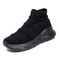Damen Sportliche High-Top Sneakers mit elastischem Obermaterial R&B