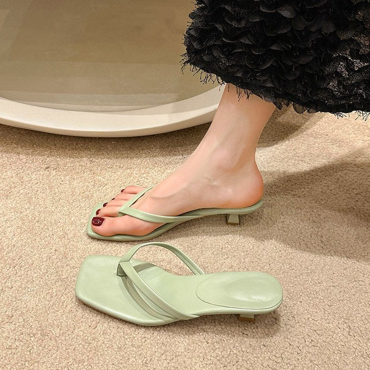 Damen Zehentrennersandalen mit elegantem Kreuzriemen-Design und bequemer Fußbettgestaltung R&B