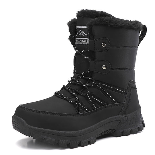 Damen isolierte Winterstiefel mit rutschfester Sohle und kuscheligem Innenfutter R&B