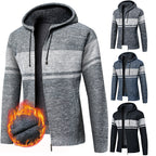 Damen bequemer und kuscheliger Fleece-Hoodie mit Reißverschluss