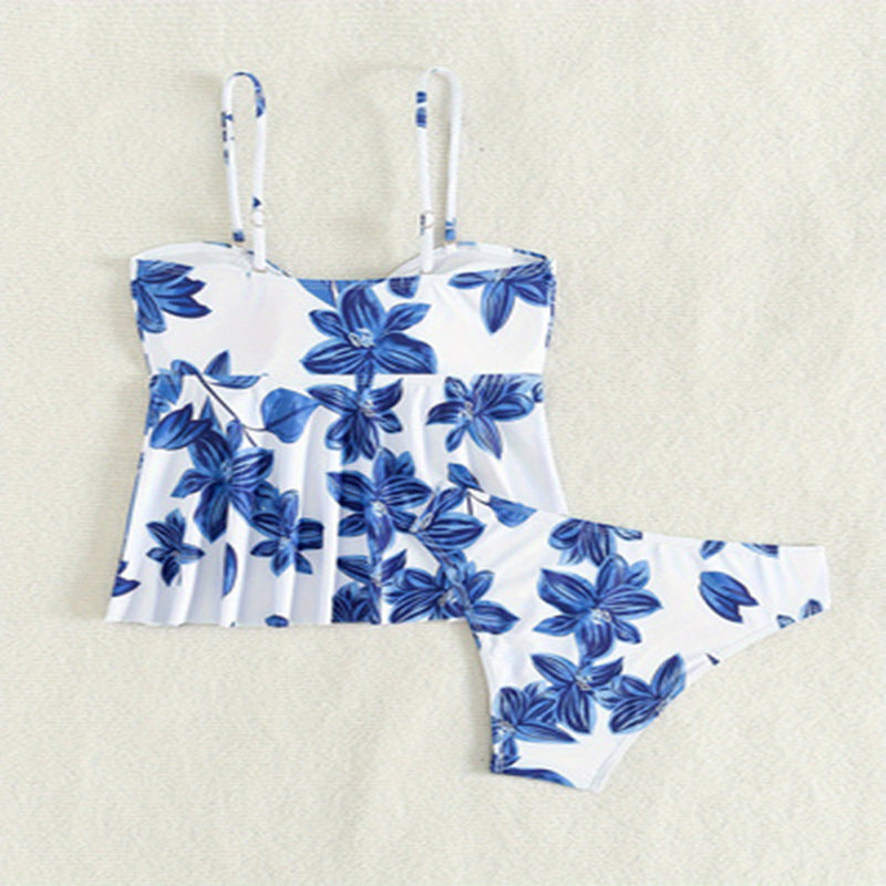 Damen Tankini mit verspieltem Blumendesign R&B