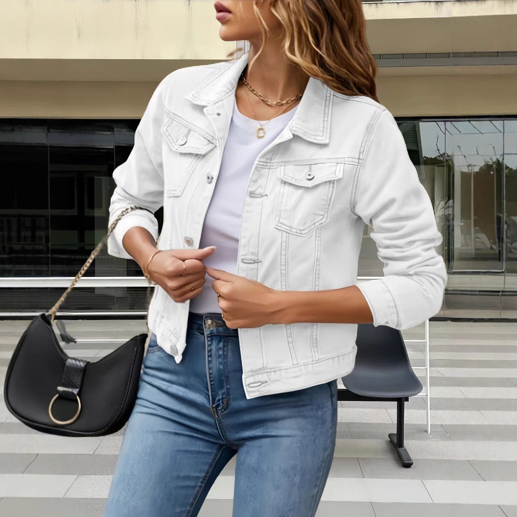 Damen Lässige Utility-Jacke mit strukturierten Details R&B