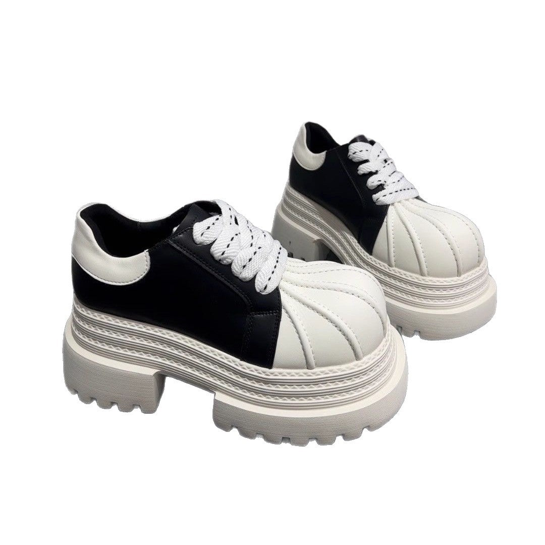Damen Modische Chunky Sneakers mit robuster Plateau-Sohle