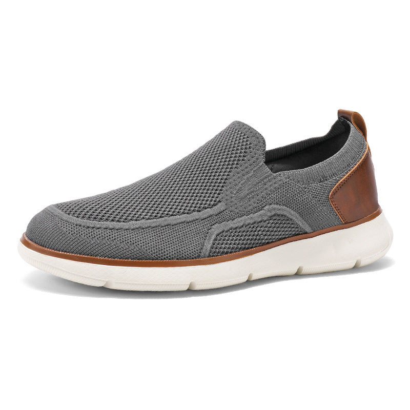 Damen Bequeme Slip-On Sneakers mit atmungsaktivem Obermaterial und rutschfester Sohle R&B