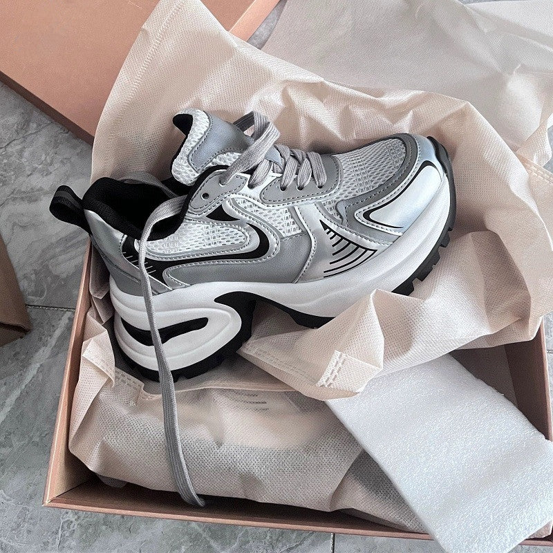 Damen Hochwertige Laufsneaker mit ergonomischer Dämpfung und atmungsaktiven Mesh-Einsätzen R&B