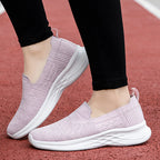 Damen Leichte Slip-On Freizeitschuhe mit atmungsaktivem Obermaterial R&B