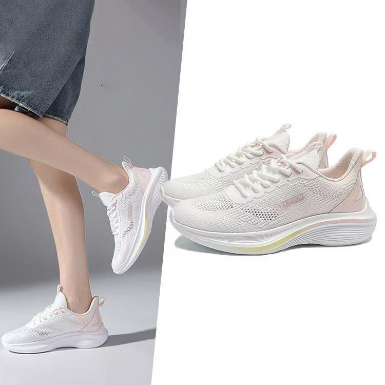 Damen Sportliche Lauf- und Freizeitsneaker mit elastischen Schnürungen R&B