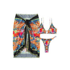 Damen Bikiniset mit modischem Wickelrock R&B