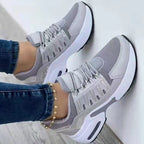 Damen Sportliche Sneakers mit modischem Glanz R&B