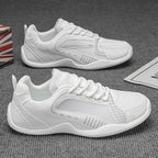 Damen Sportliche Sneaker mit atmungsaktiven Mesh-Elementen und rutschfester Sohle R&B