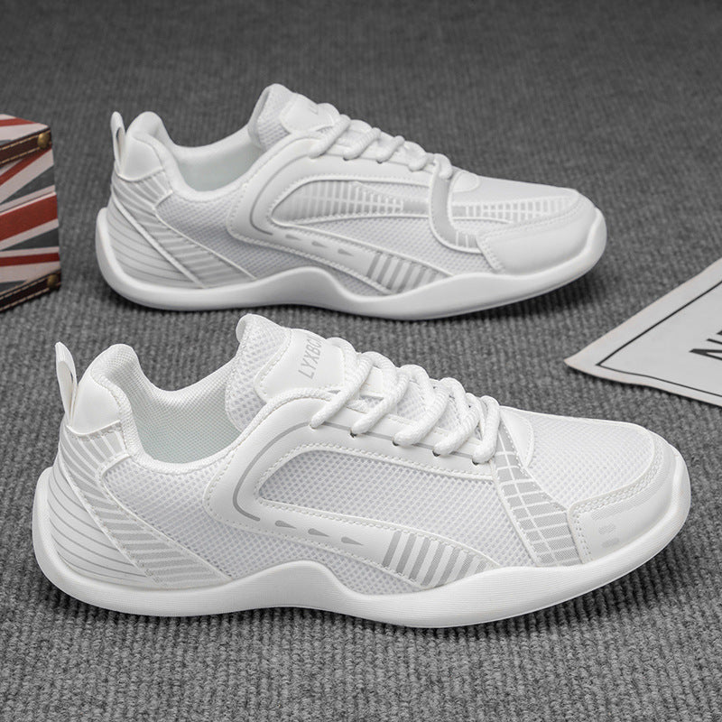 Damen Sportliche Sneaker mit atmungsaktiven Mesh-Elementen und rutschfester Sohle R&B