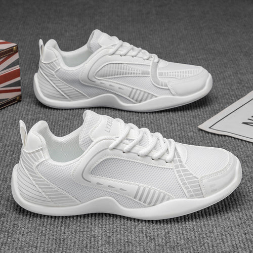 Damen Sportliche Sneaker mit atmungsaktiven Mesh-Elementen und rutschfester Sohle R&B