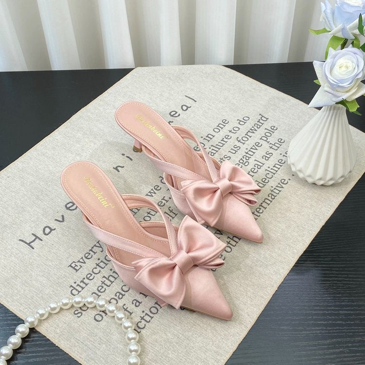 Damen Slingback-Ballerinas mit dekorativem Schleifenakzent R&B