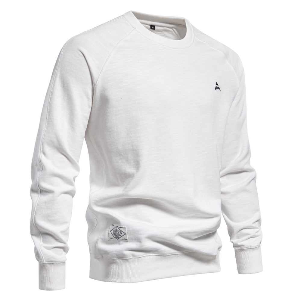 Herren Sweatshirt mit Raglanärmeln und hochwertiger Baumwolloberfläche R&B