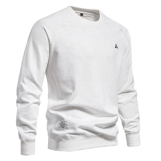 Herren Sweatshirt mit Raglanärmeln und hochwertiger Baumwolloberfläche R&B