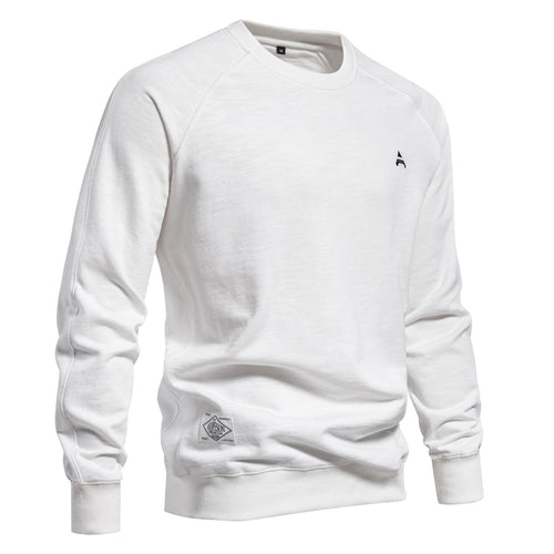 Herren Sweatshirt mit Raglanärmeln und hochwertiger Baumwolloberfläche R&B
