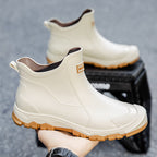 Herren Gummistiefel mit rutschfester Sohle und flexiblem Einstieg R&B