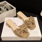 Damen modische Riemensandalen mit großen Schleifen von EB