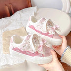 Damen Sneakers mit verspieltem Design und dekorativen Schleifen