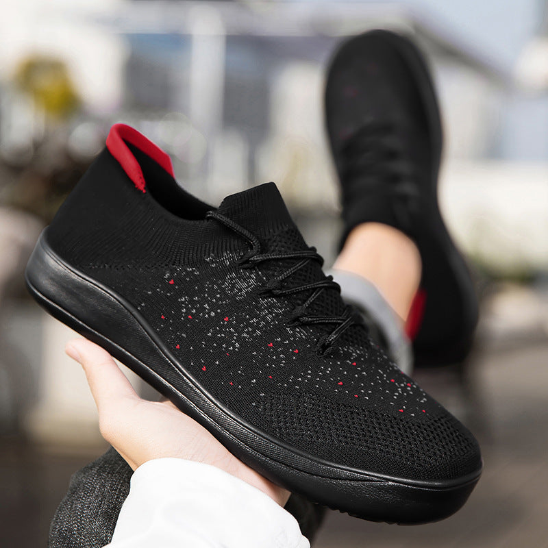 Damen Sportliche Stricksneaker mit rutschfester Sohle