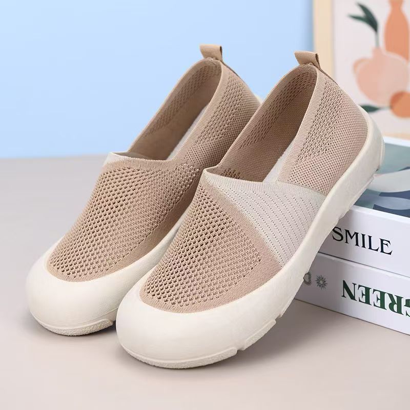 Damen Bequeme Slip-On Schuhe mit atmungsaktivem Obermaterial R&B