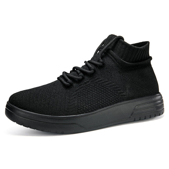 Damen Hohe Sneaker aus atmungsaktivem Strickmaterial R&B