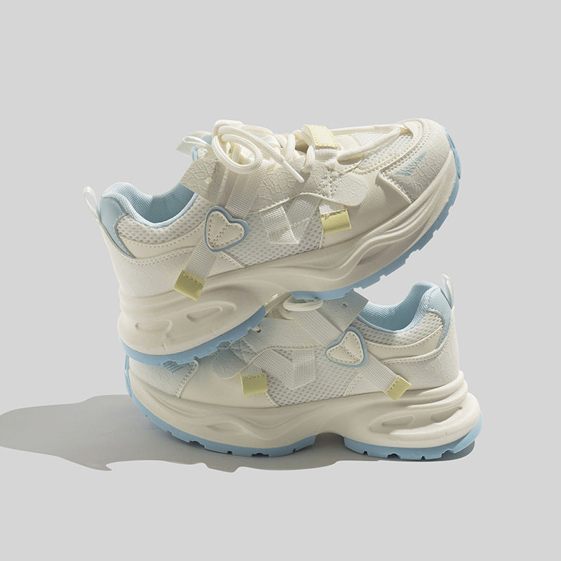Damen Sportliche Sneakers mit innovativem Design und atmungsaktiven Einsätzen R&B