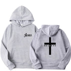 Damen Kapuzenpullover mit motivierendem Glaubensdesign und bequemer Passform