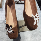 Damen Elegante und verspielte Ballerinas mit tierischen Applikationen R&B