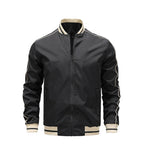 Herren sportliche Freizeitjacke im College-Stil
