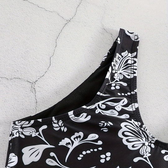Damen Triangel-Bikini mit verspieltem Knoten-Detail R&B