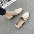 Damen elegante Loafers mit modischem Zierschmuck R&B
