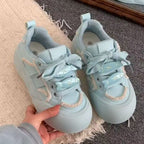 Damen Modische Sneaker mit innovativem Sohlenprofil und elastischem Schnürsystem R&B