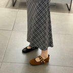 Damen Flache Ballerinas mit modischem Design und Verschluss R&B
