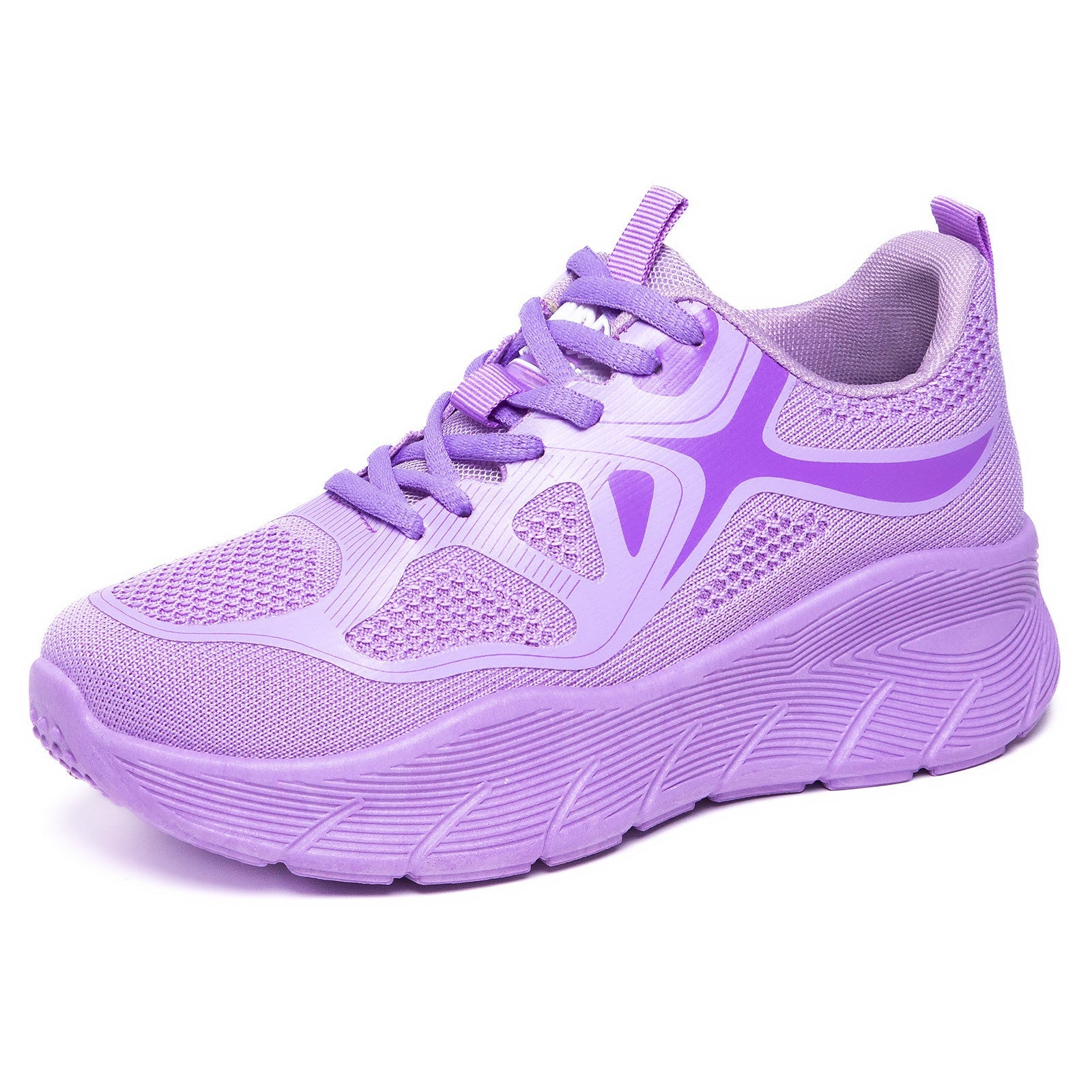 Damen Sportliche Laufschuhe mit atmungsaktiver Mesh-Oberfläche und stoßdämpfender Sohle R&B