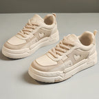 Damen modische Sneaker mit herzförmiger Applikation und robustem Sohlendesign R&B