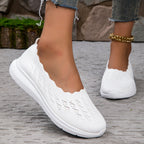 Damen Strick-Sneaker mit flexiblem Design und rutschfester Sohle