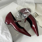 Damen elegante Ballerinas mit modischer Schnallenverzierung und bequemer Innensohle R&B