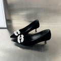 Damen Elegante Pumps mit glamourösem Strassbesatz R&B