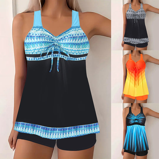 Damen Tankini-Oberteil mit Shorts R&B