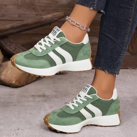 Damen Sportliche Sneaker mit atmungsaktiver Obermaterialstruktur und gedämpfter Sohle R&B