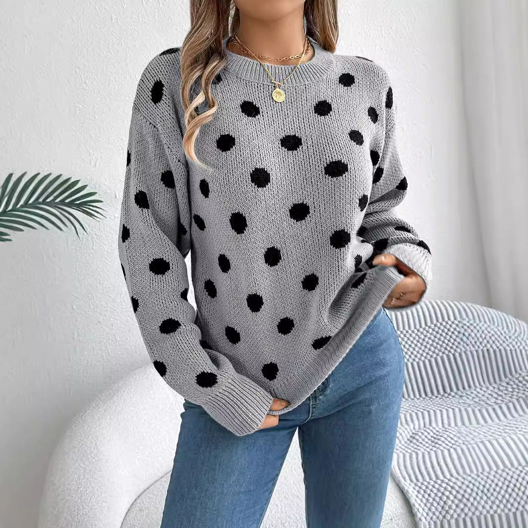 R&B | Polka Dot Strickpullover
