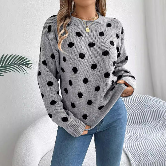 R&B | Polka Dot Strickpullover