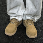 Damen Bequeme und modische Schnürschuhe aus Soft-Veloursleder R&B