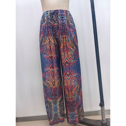 Damen Strandhose mit modischem Zebra-Muster R&B