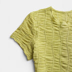Damen lässige Bluse mit Raffung R&B