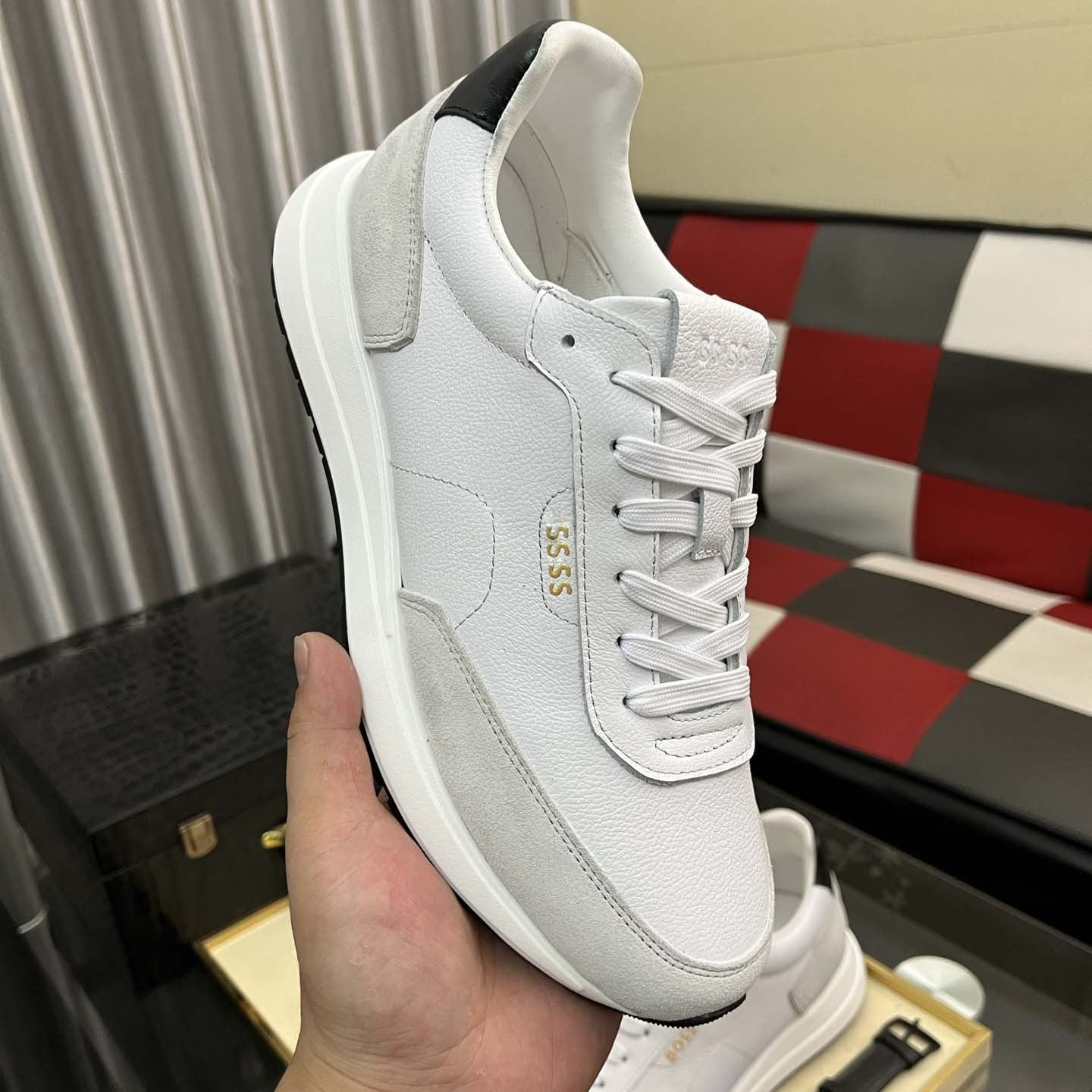 Damen Hochwertige Sneakers mit eleganter Prägung und atmungsaktivem Obermaterial R&B