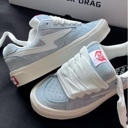 Damen Sportliche Sneaker mit hochwertiger Wildleder- und Mesh-Kombination R&B