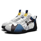Damen Sportliche High-Top Sneakers mit robuster Profilsohle und atmungsaktiven Einsätzen